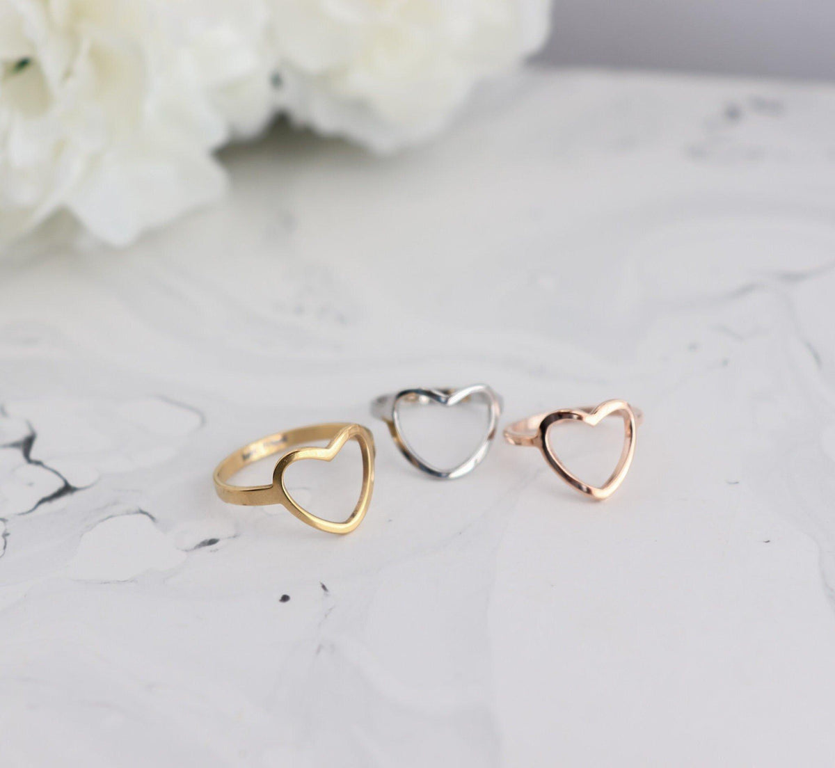 Best Friends Heart Ring