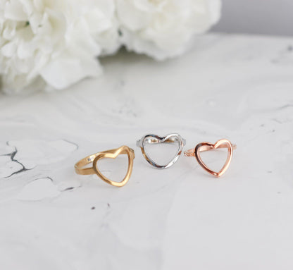 Best Friends Heart Ring