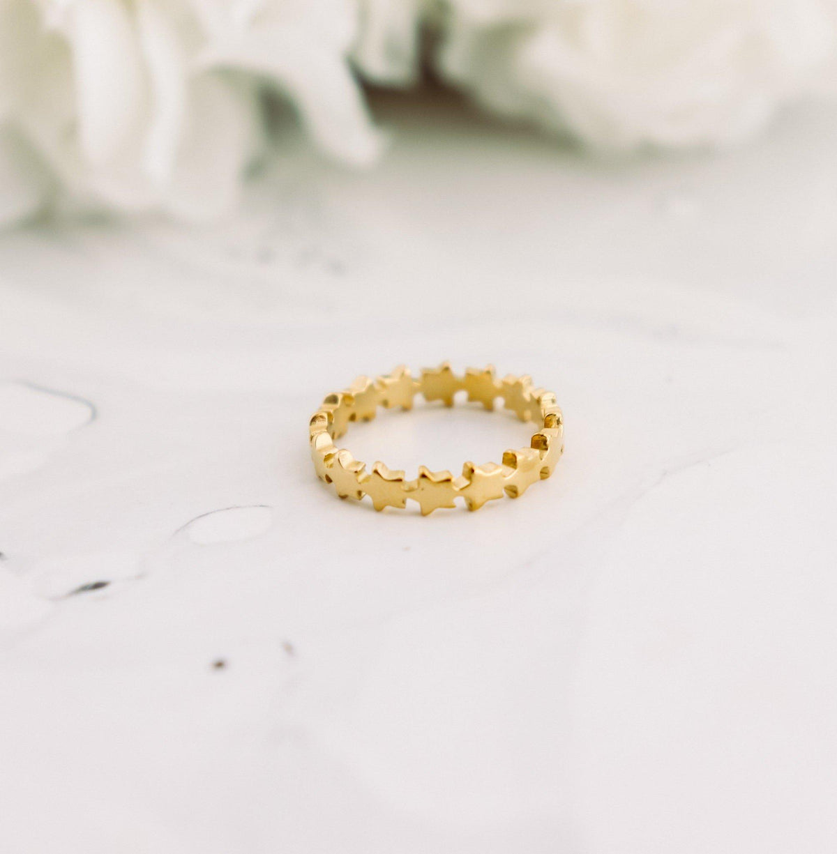 Linked Stars Ring