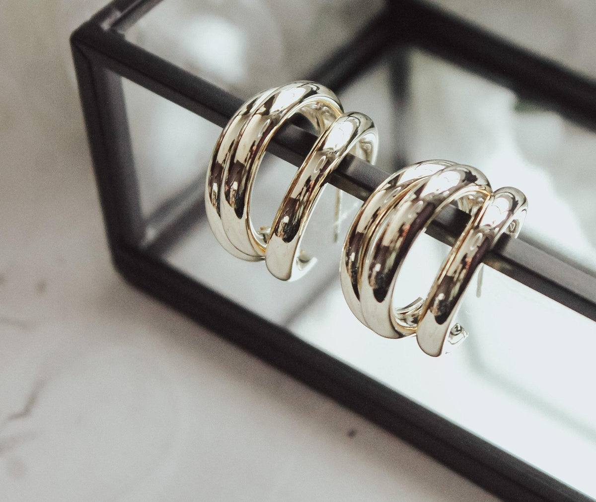 Layered Hoop Earring