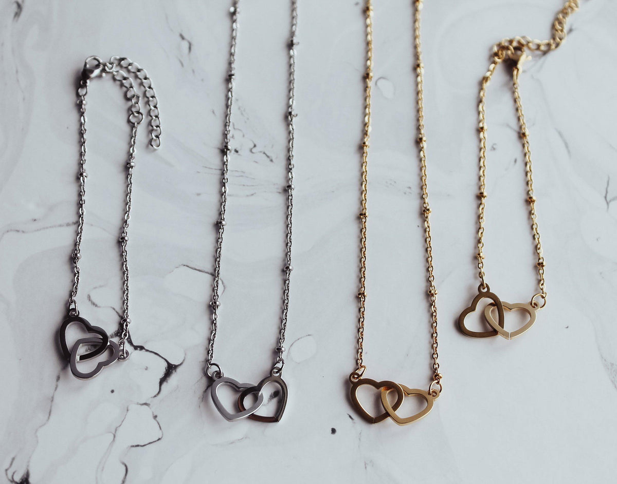Interlocked Hearts Necklace