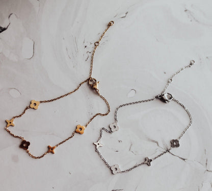 Minimal Clover Star Bracelet