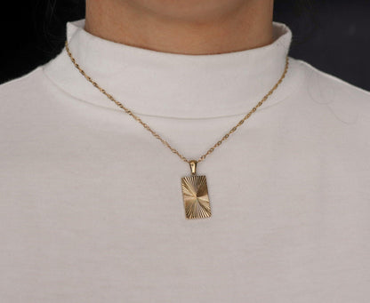 Sunburst Pendant Necklace