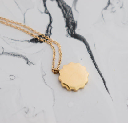 Pearl Sun Necklace