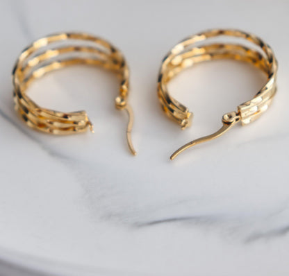 Layered Twist Earring