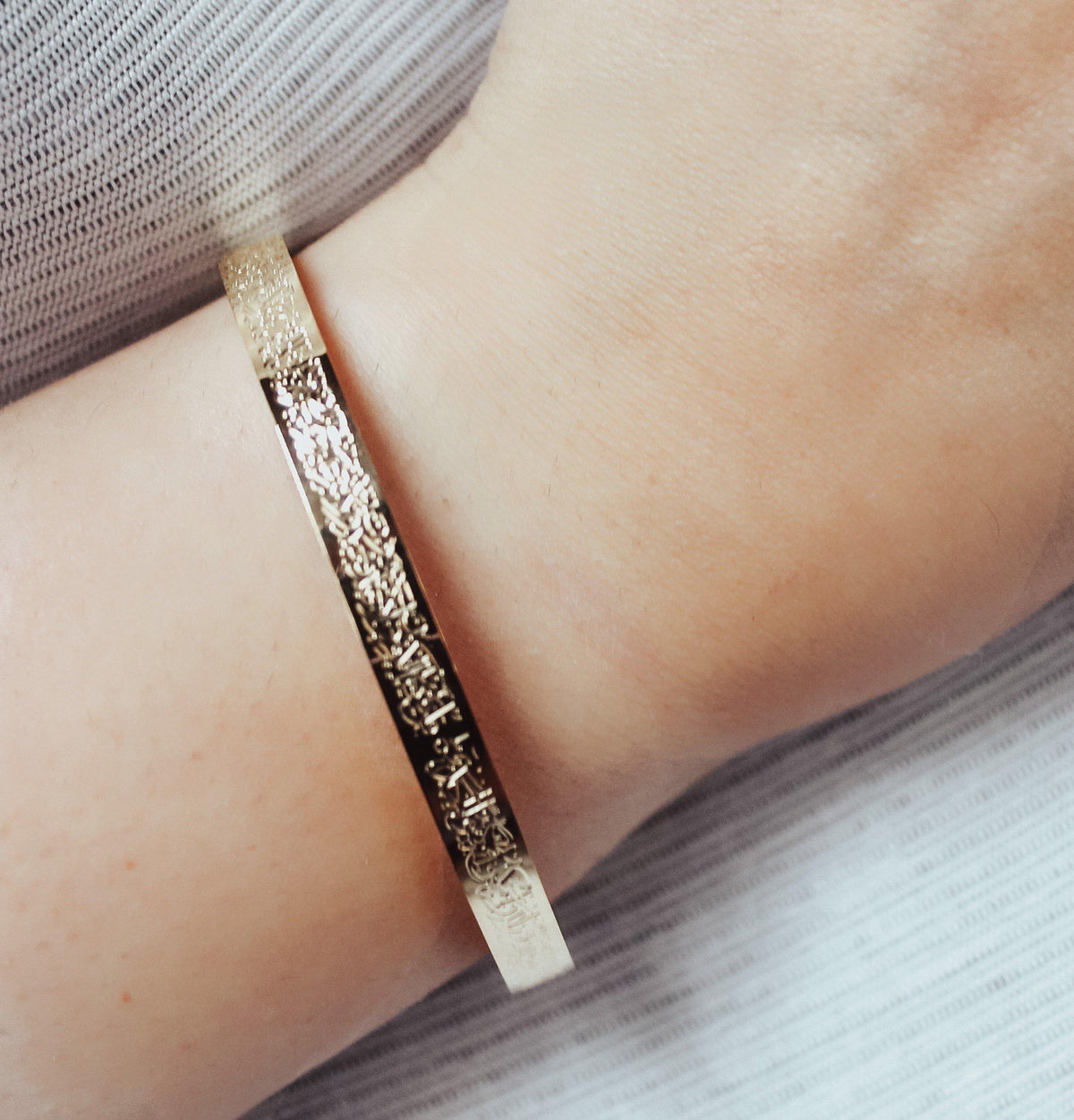 4 Quls Engraved Cuff